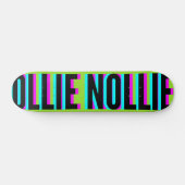 Cool Glitch Vert clair Ollie Nollie Skateboard (Horz)