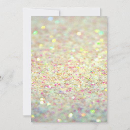 Cool Glitter Bokeh Cactus Vrijgezellenfeest Kaart (Achterkant)