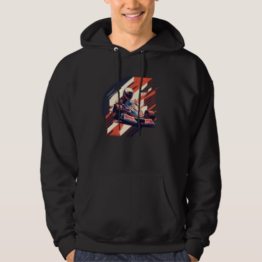 Cool Go Kart Hoodie (Voorkant)