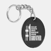 Cool Godfathers : Nummer één Godfather Sleutelhanger (Voorkant Links)
