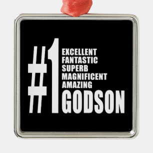 Cool Godsons : Nummer 1 Godson Metalen Ornament