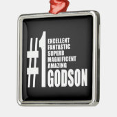 Cool Godsons : Nummer 1 Godson Metalen Ornament (Links)