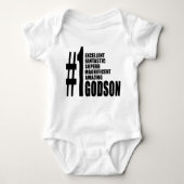 Cool Godsons : Nummer 1 Godson Romper (Voorkant)