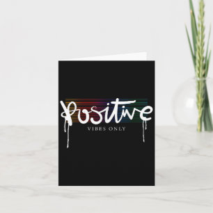Cool Goede Positieve Vibes Alleen Motivatie quotes Kaart