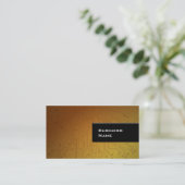 Cool Gold Technology Texture visitekaartje (Staand voorkant)