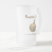 Cool Golden Pumpkin Spice Matglas Bierpul (Voorkant rechts)