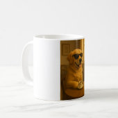 Cool Golden Retriever Coffee Mug (Devant gauche)