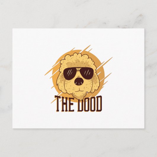 Cool Goldendole Dog Briefkaart (Voorkant)