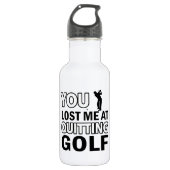 Cool Golf-design Waterfles (Voorkant)