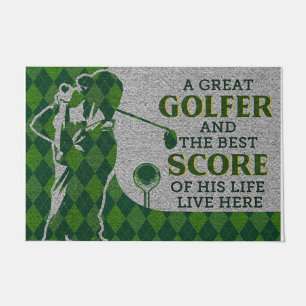 Cool Golfer And His Best Score Deurmat