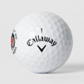 Cool Golfer Papa Gepersonaliseerde Schattigee Kind Golfballen (Logo)