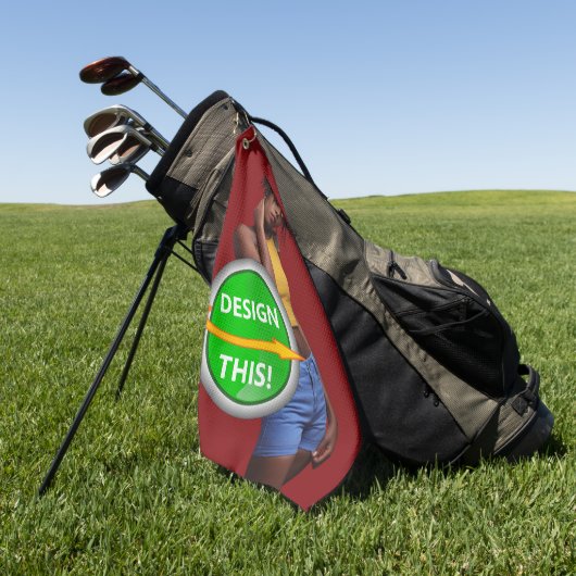 COOL! Golfhanddoek - Custom (Groen)