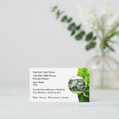 Cool Golfkar Service Winkel Afsprakenkaartje (Staand voorkant)