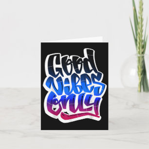 Cool Good Vibes citeert alleen de shirts Inspirati Kaart