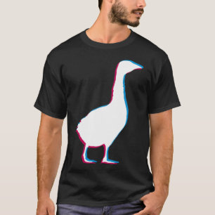 Cool Goose Duck Silhouet Stijlvolle Ganzen Vogel A T-shirt