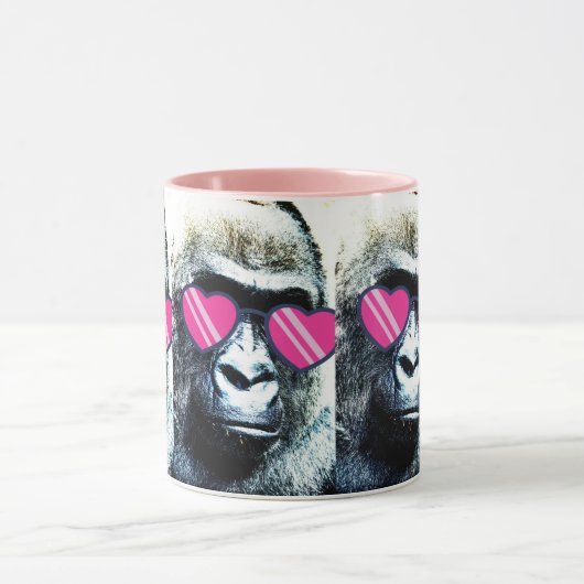 Cool Gorilla roze Mok (Midden)