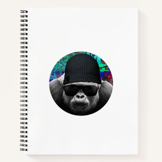 Cool Gorilla Spiral Notitieboek (Voorkant)