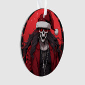 Cool Goth Punk Crâne Anime Père Noël Demon (devant)