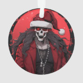 Cool Goth Punk Crâne Anime Père Noël Demon (dos)