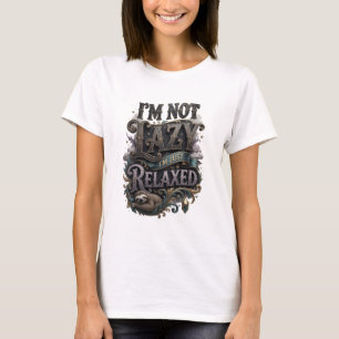 Cool Goud IK BEN NIET LUUIK IK ONTSPAN ME NU EENMA T-shirt