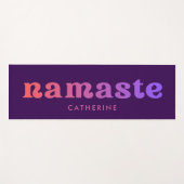 Cool Gradient Namaste Custom  Yogamat (Voorkant (horizontaal))