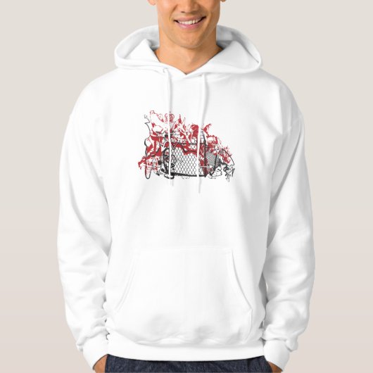 Cool Graffiti Fence.ai Hoodie (Voorkant)