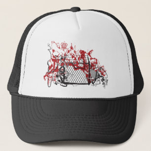Cool Graffiti Fence.ai Trucker Pet