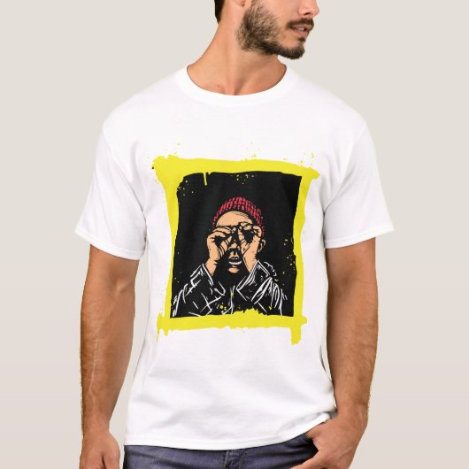 Cool Graffiti Illustration Art, Funny Mannen Shirt (Voorkant)