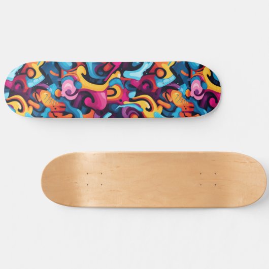 Cool Graffiti Skateboard (Horizontaal)