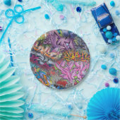 Cool Graffiti Street Art Abstract Papieren Bordje (Feest)