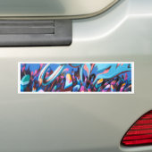 Cool Graffiti Wall Bumpersticker (Op auto)