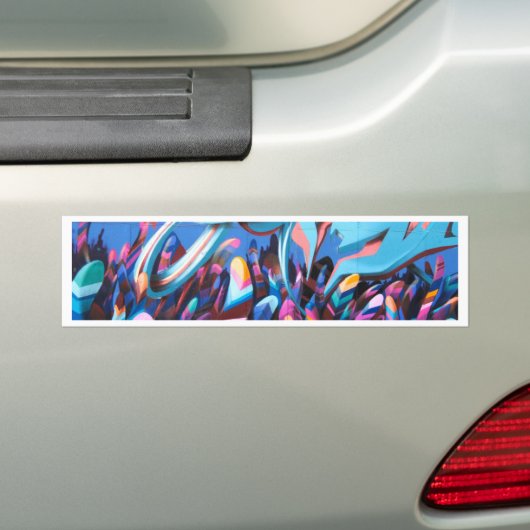 Cool Graffiti Wall Bumpersticker (Op auto)