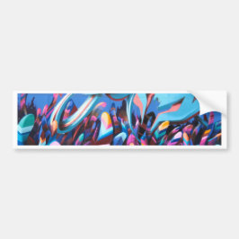 Cool Graffiti Wall Bumpersticker