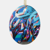 Cool Graffiti Wall Keramisch Ornament (Rechts)