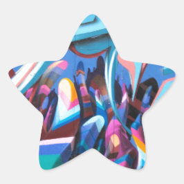 Cool Graffiti Wall Ster Sticker