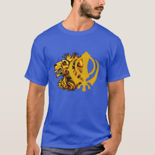 cool grafisch sikh khanda lion t-shirt design
