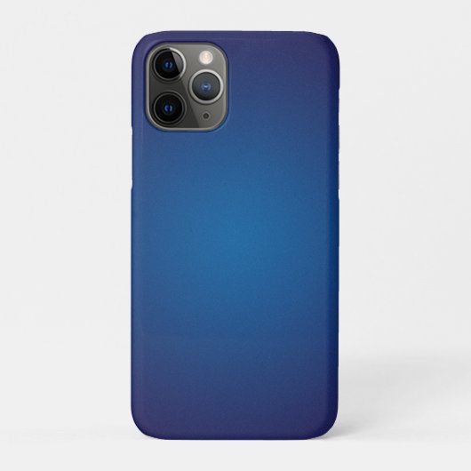 Cool Grainy Deep Blue Vignette Case-Mate iPhone Case (Achterkant)
