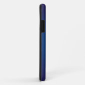 Cool Grainy Deep Blue Vignette Case-Mate iPhone Case (Achterkant/rechts)