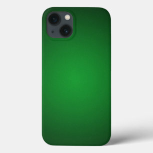 Cool Grainy Green-Black Vignette iPhone 13 Hoesje