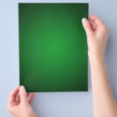 Cool Grainy Green-Black Vignette Flyer (Hand)