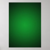 Cool Grainy Green-Black Vignette Poster (Voorkant)