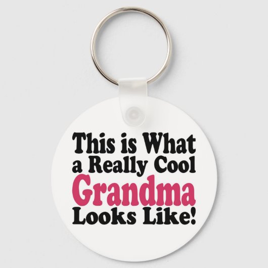 Cool Grandma Sleutelhanger (Voorkant)