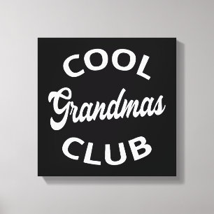 Cool Grandmas Club I Canvas Afdruk