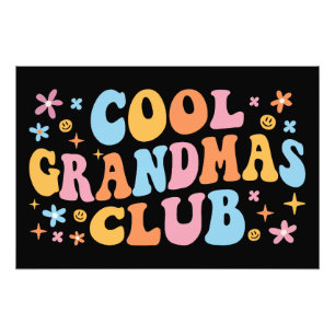 Cool Grandmas Club III Foto Afdruk