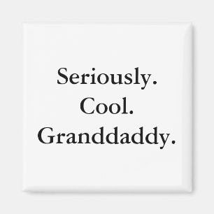 Cool Grandpapa Magnet Magneet