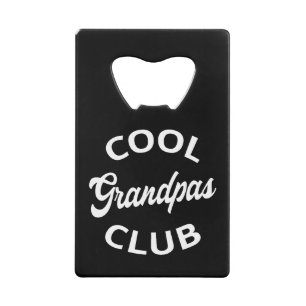 Cool Grandpas Club I Kredietkaart Flessenopener
