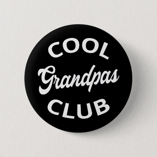 Cool Grandpas Club I Ronde Button 5,7 Cm (Voorkant)