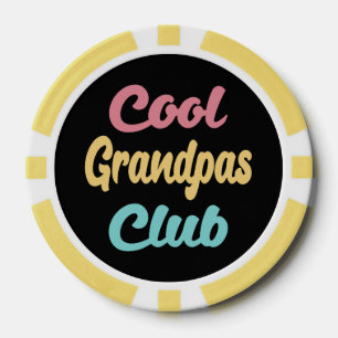 Cool Grandpas Club II Poker Chips