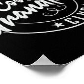 Cool Grandpas Club officieel lid  Poster (Hoek)