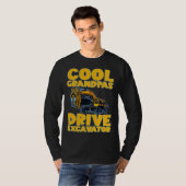 Cool Grandpas Drive Excavator T-shirt (Voorkant volledig)